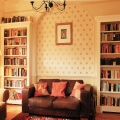 Fitted bookshelves